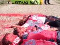 7 miembros de CGT allanan el Campo de Entrenamiento Militar «Sierra del Retín» en Barbate (Cádiz) para denunciar las maniobras militares «Trident Juncture 2015» bajo el lema “La guerra empieza aquí, OTAN NO”