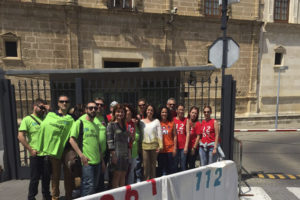 Jaén se suma a la concentración de las plantillas de 061, 112 y Salud Responde en Sevilla