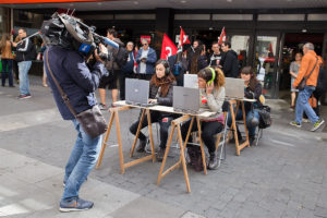 Valladolid, protesta Telemarketing