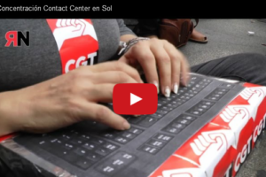 Vídeo: Concentración Contact Center en Sol