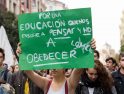 Manifestación estudiantes en Valladolid