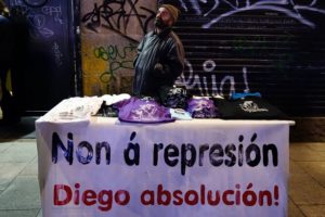 CGT condena la represión contra Diego Lores, vecino de Vigo y miembro de la Asemblea Aberta de Coia