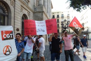 Éxito de la huelga en el bicing de Barcelona