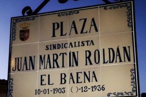Inaugurada la plaza Sindicalista Juan Martín Roldán “EL BAENA”, en el Viso del Alcor (Sevilla)