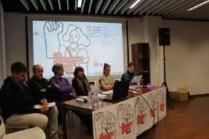 [Fotos y audio] Empiezan las Jornadas Libertarias de CGT Valencia señalando la contribución determinante de las mujeres en las revoluciones pasadas, presentes y futuras