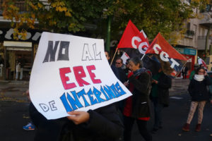 16 de diciembre, manifestación en Sevilla del profesorado interino