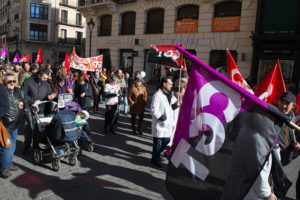 Manifestación en Valladolid: «Nos duele la Sanidad»