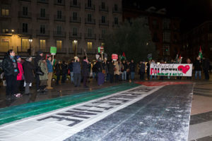 Valladolid con los menores palestinos presos