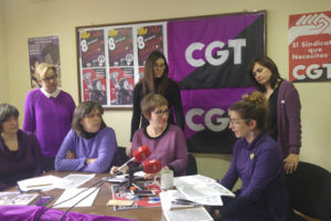 Preaviso de Huelga General Feminista el 8M de CGT Soria: «Sin nosotras el mundo no funciona»