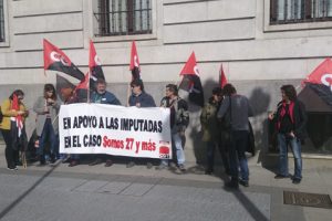 Concentración en apoyo a Ermengol Gassiot en Santander