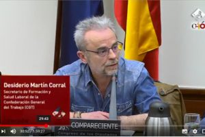 Comparecencia de Desiderio Martín en la Comisión Mixta para la Unión Europea (19/03/2018)