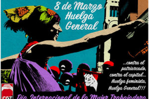 8 de marzo Huelga General Feminista de 24 horas: CGT espacio lúdico y de cuidados