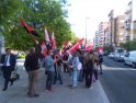 La CGT protesta por la política laboral del Banco Sabadell en su Junta de Accionistas en Alicante