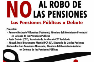 Acto público en Úbeda: No al robo de las pensiones (las pensiones públicas a debate)