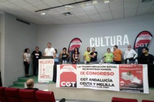 Elegido el nuevo Secretariado Permanente en el IX Congreso de CGT Andalucía, Ceuta y Melilla