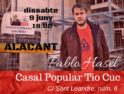 9-j Alicante: Charla y concierto de Pablo Hasél por la libertad de expresión