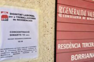 CGT denuncia negligencia institucional en la Residencia de Mayores de Borriana