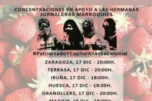 CGT-Murcia lamenta el archivo provisional de la demanda de nuestras hermanas marroquís jornaleras en Huelva