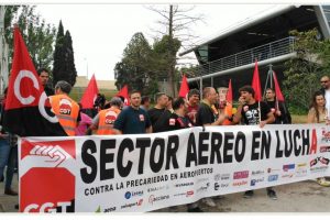 La plantilla de Madrid Barajas inicia movilizaciones por un convenio digno