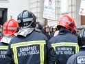 Apoyo de CGT a la manifestación de bomberos del 22 de mayo en Huesca