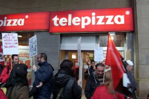 31M Huelga en Telepizza: Por la Subida del salario mínimo ya. No a la franquiciación