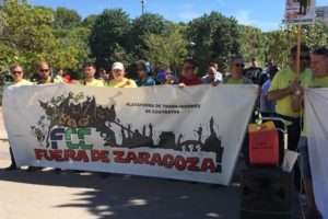Nueva jornada de huelga en FCC Parques y Jardines para protestar contra la grabación y difusión de asambleas sin autorización de la plantilla