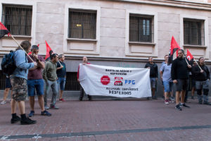 CGT Valladolid contra los despidos en PPG