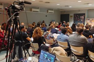 Jornadas sobre precariedad laboral organizadas por la Confederación General del Trabajo (CGT) durante los días 24 y 25 de octubre en Madrid