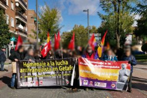 2º Homenaje a la lucha antifranquista en Getafe: «A quienes lucharon por la libertad»