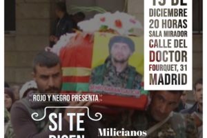CGT presenta el documental sobre combatientes españoles internacionalistas en el Kurdistán “Si te dicen que caí en Rojava”