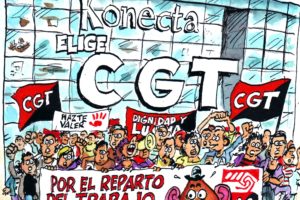 Eleccciones Sindicales: Konecta elige a CGT, que aplasta al resto de las organizaciones en la primera mayoría absoluta en Konecta BTO (Madrid)