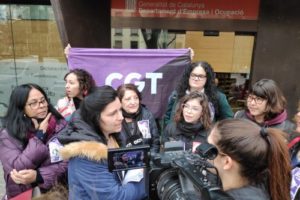 Presentado preaviso de Huelga General de 24 horas el 8 de marzo en Catalunya