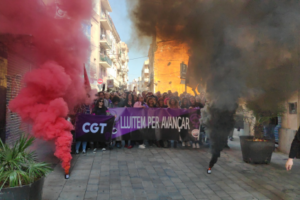 La CGT de Catalunya convoca huelga general de 24 horas para el 8 de marzo