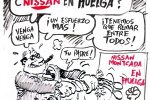 Movilización de la plantilla de Nissan en Madrid