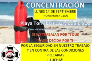 Los socorristas de playa de Fuengirola dicen: ¡Basta ya!