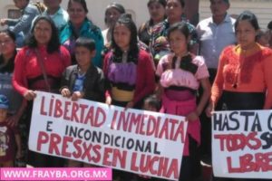 Libertad y respeto a los compañeros presos en lucha en Chiapas, México