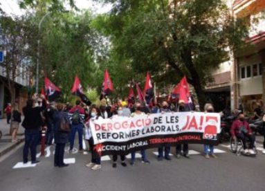 27-M: Manifestaciones por la derogación de las Reformas Laborales