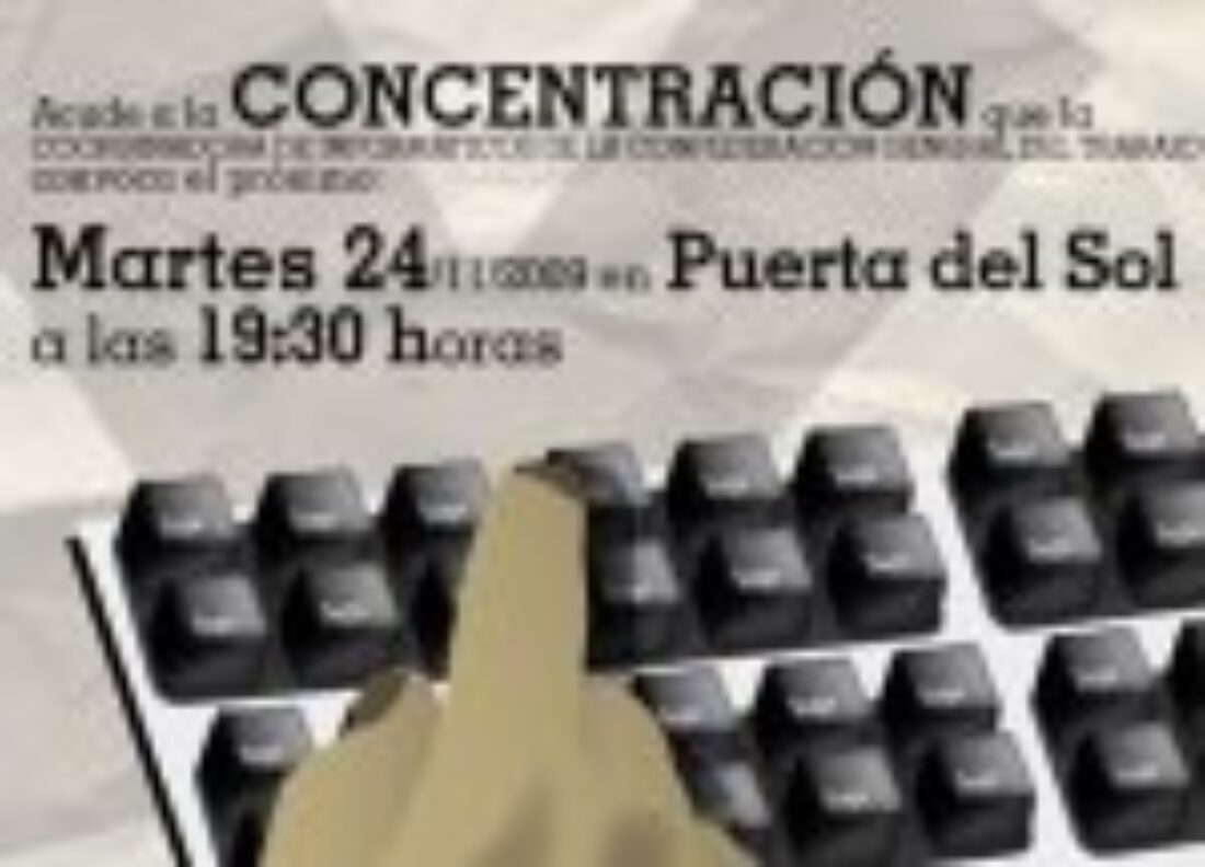 24 noviembre, Madrid : Por el futuro de la informática. Contra la precariedad.