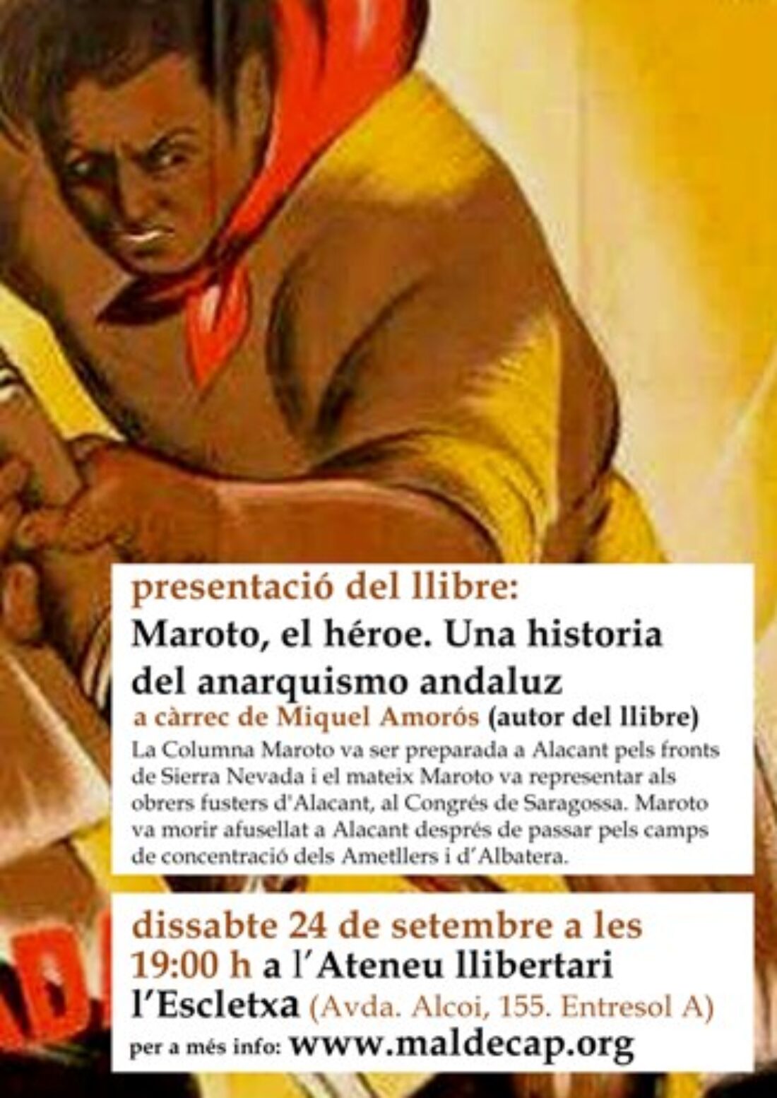 Presentación del libro «Maroto, el héroe»