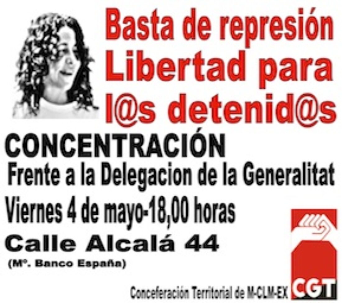 Concentración en Madrid por la Libertad de Laura el 4 de mayo