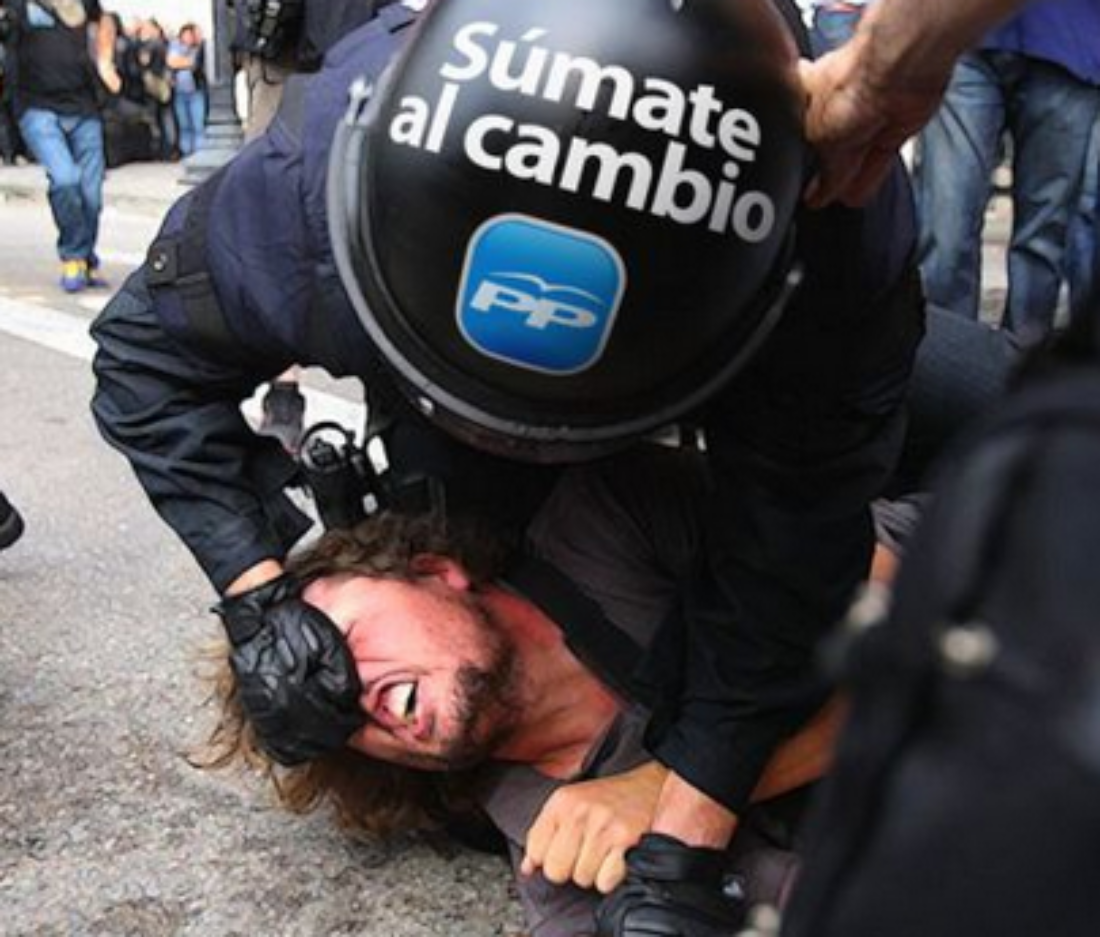 22-F València i Castelló: Manifestación contra la represión de las protestas