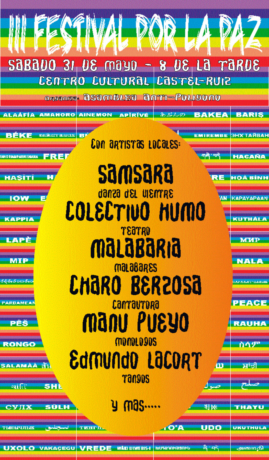 Tudela : III Festival por la Paz