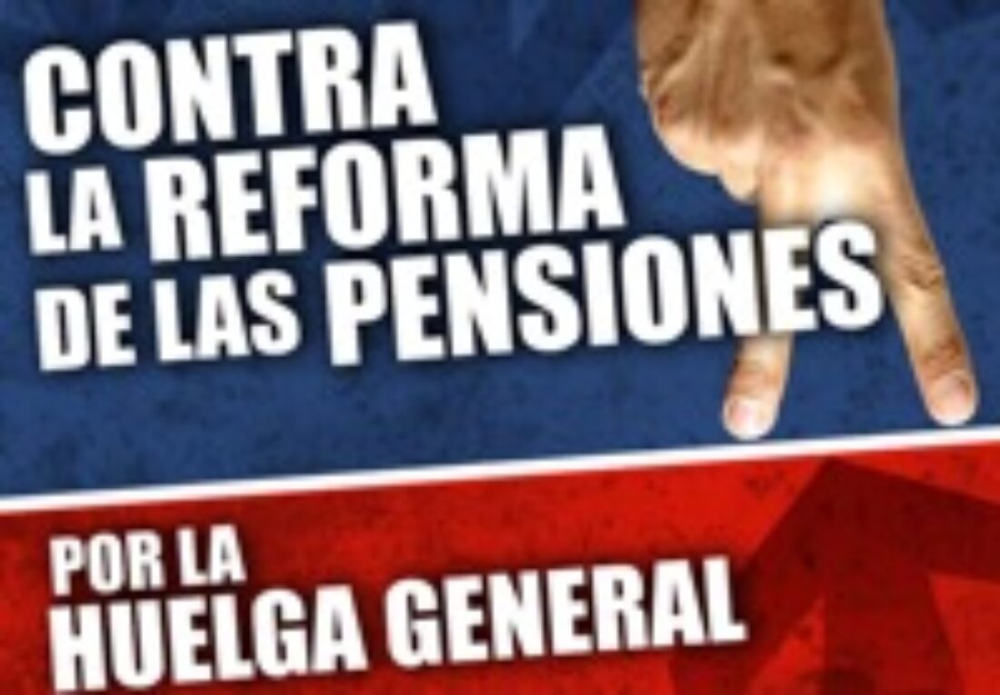 27 enero, Valladolid : CGT, CNT y Bloque Obrero se vuelven a manifestar contra la reforma de las pensiones