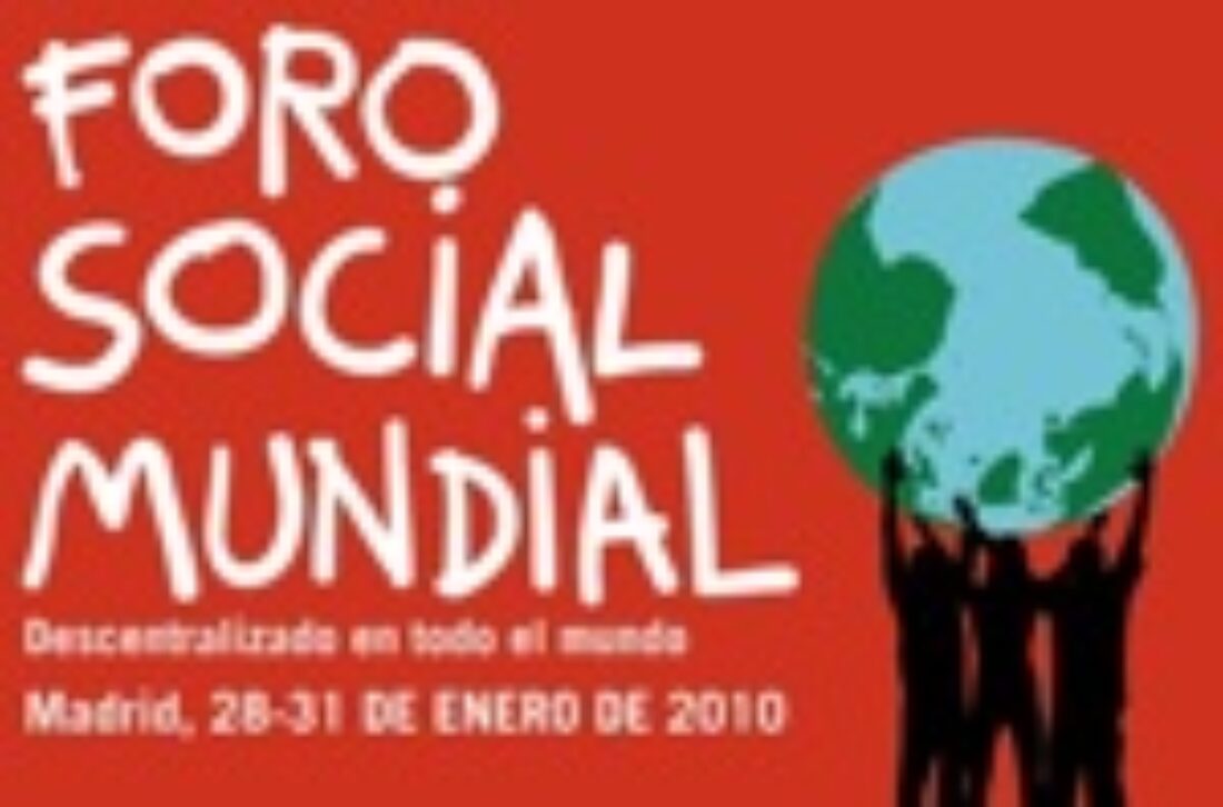 11 enero Madrid : Presentación Foro Social Mundial de Madrid 2010