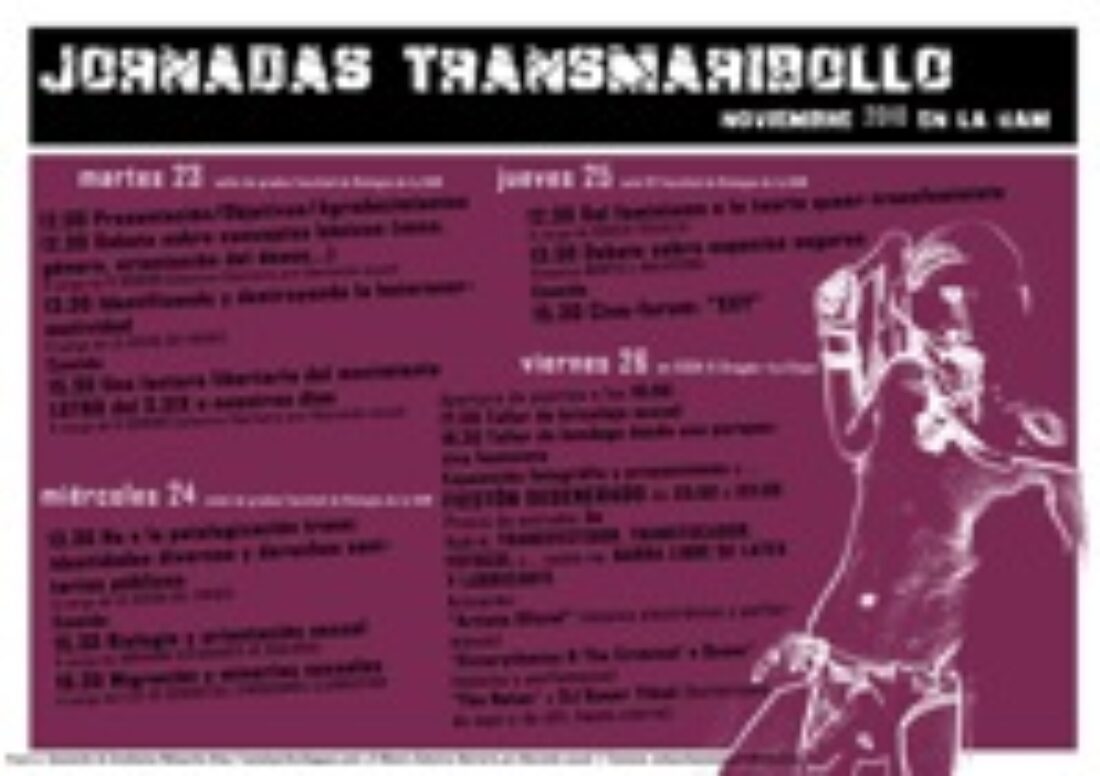 23 al 25 nov, Madrid : Jornadas Transmaribollo