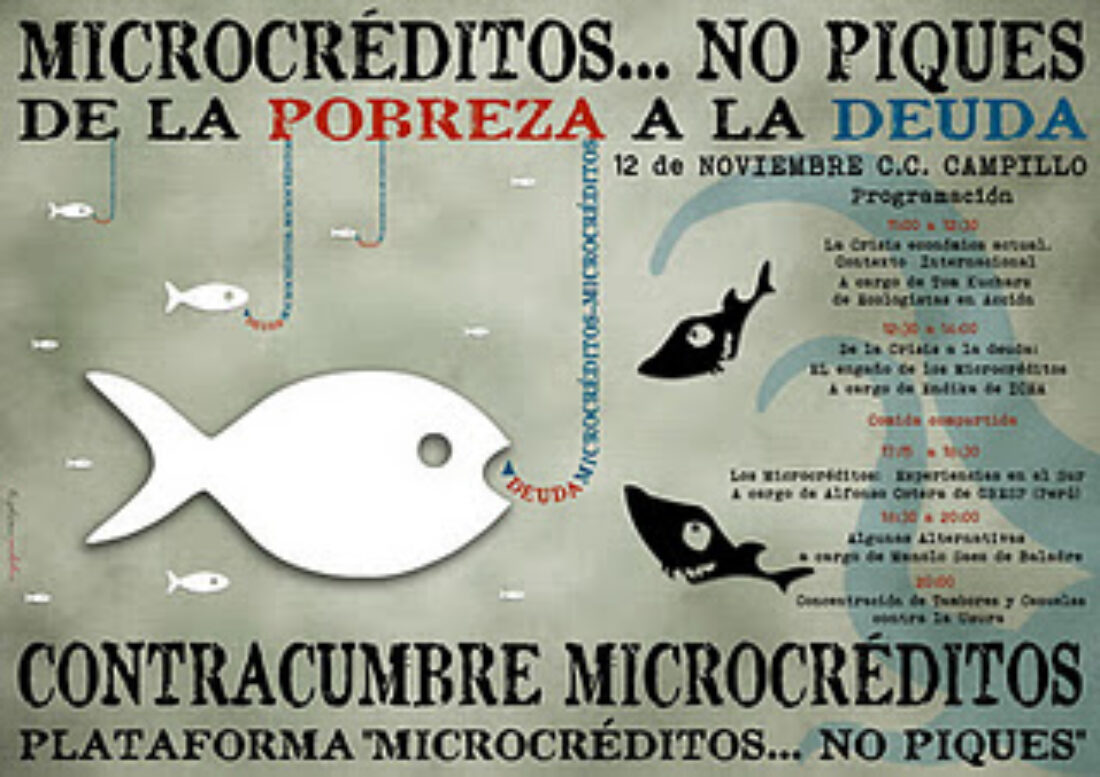 Valladolid: Contracumbre Microcréditos… No Piques!