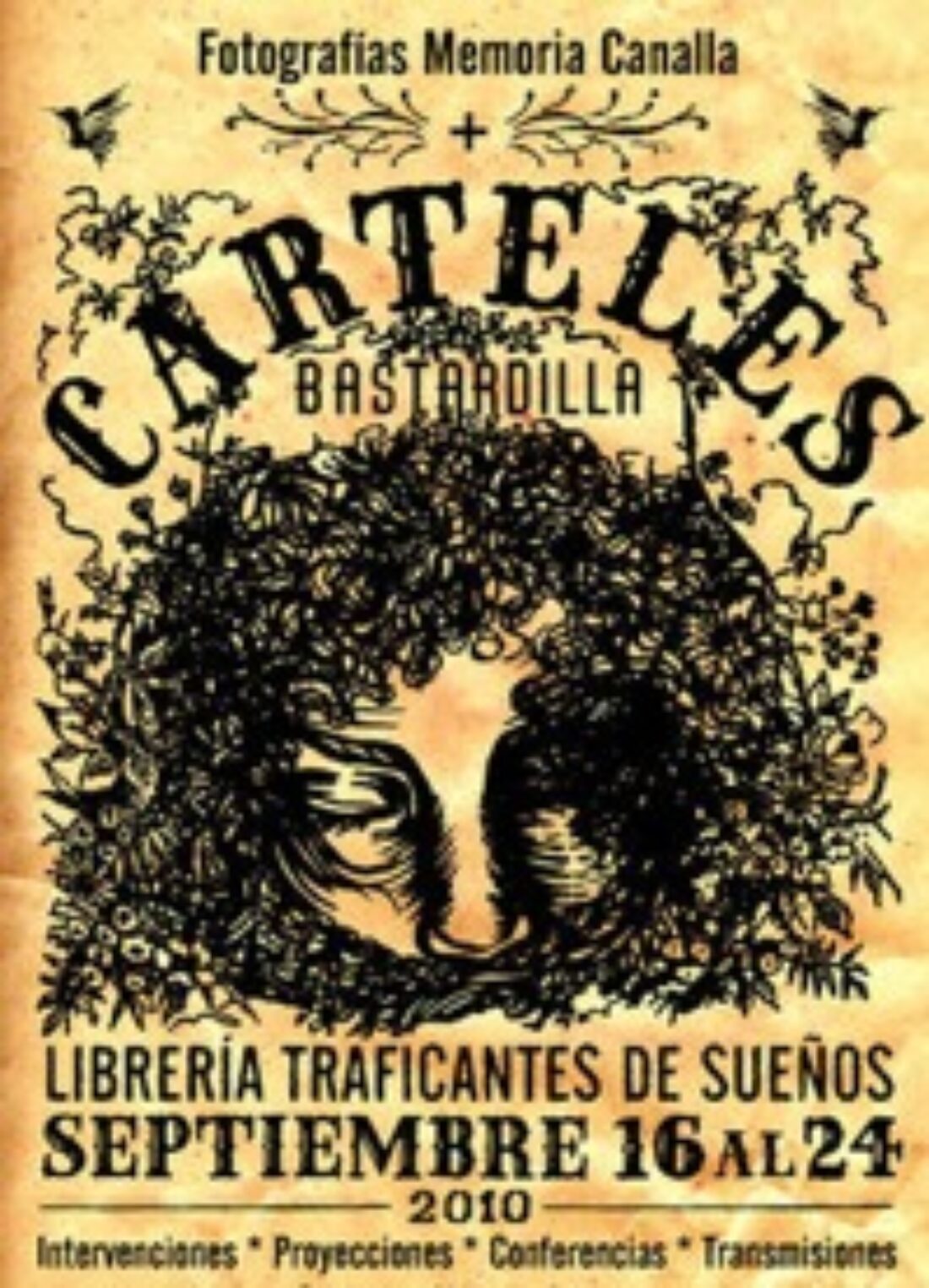 16 sept, Madrid : Exposición de carteles de la graffitera Bastardilla (bogotá)