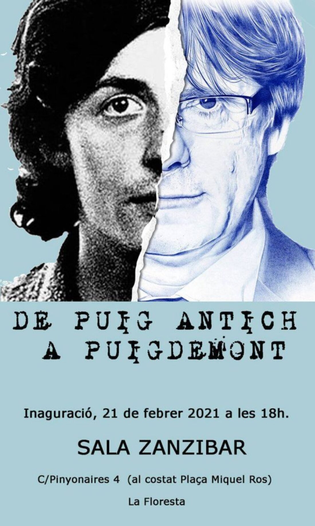 Retirada inmediata del cartel de la exposición «De Puig Antich a Puigdemont»