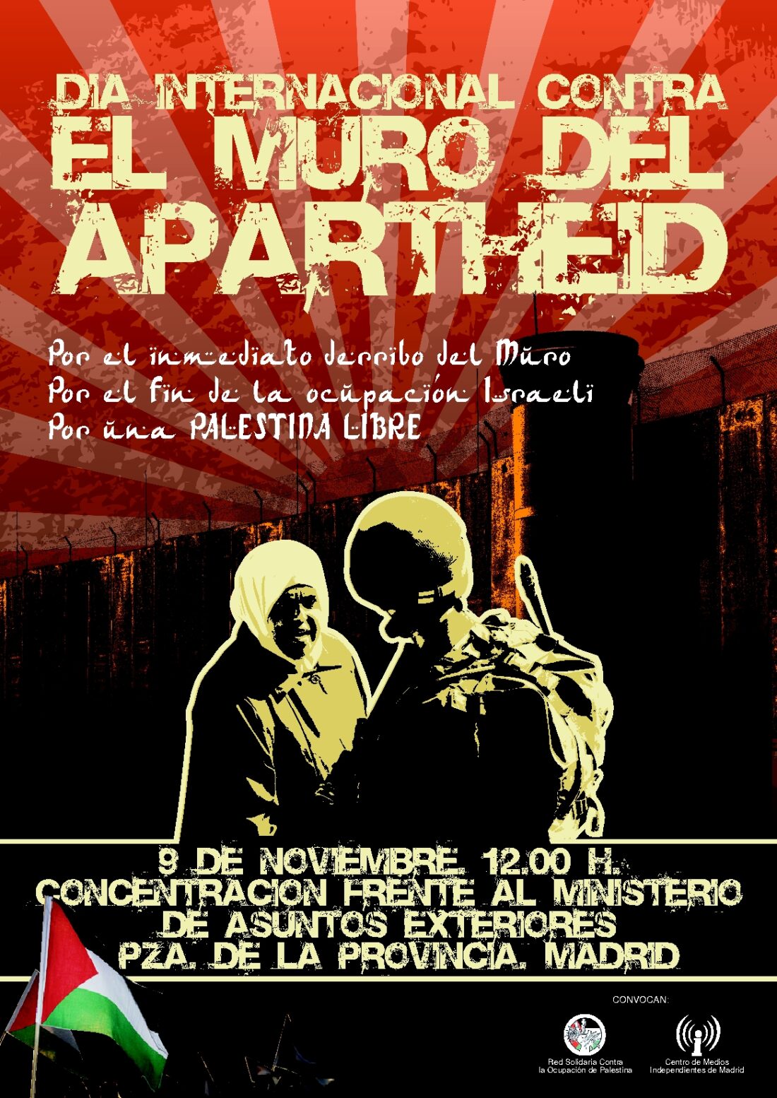 9 de Noviembre : día Internacional contra el Muro del Apartheid