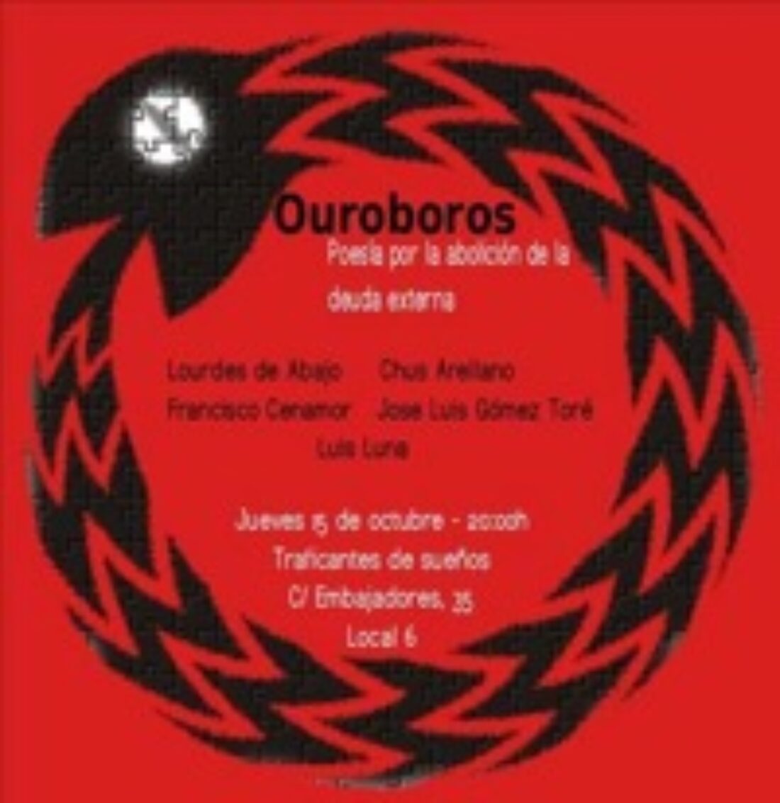 15 octubre, Madrid : OUROBOROS. Poesía por la abolición de la deuda externa